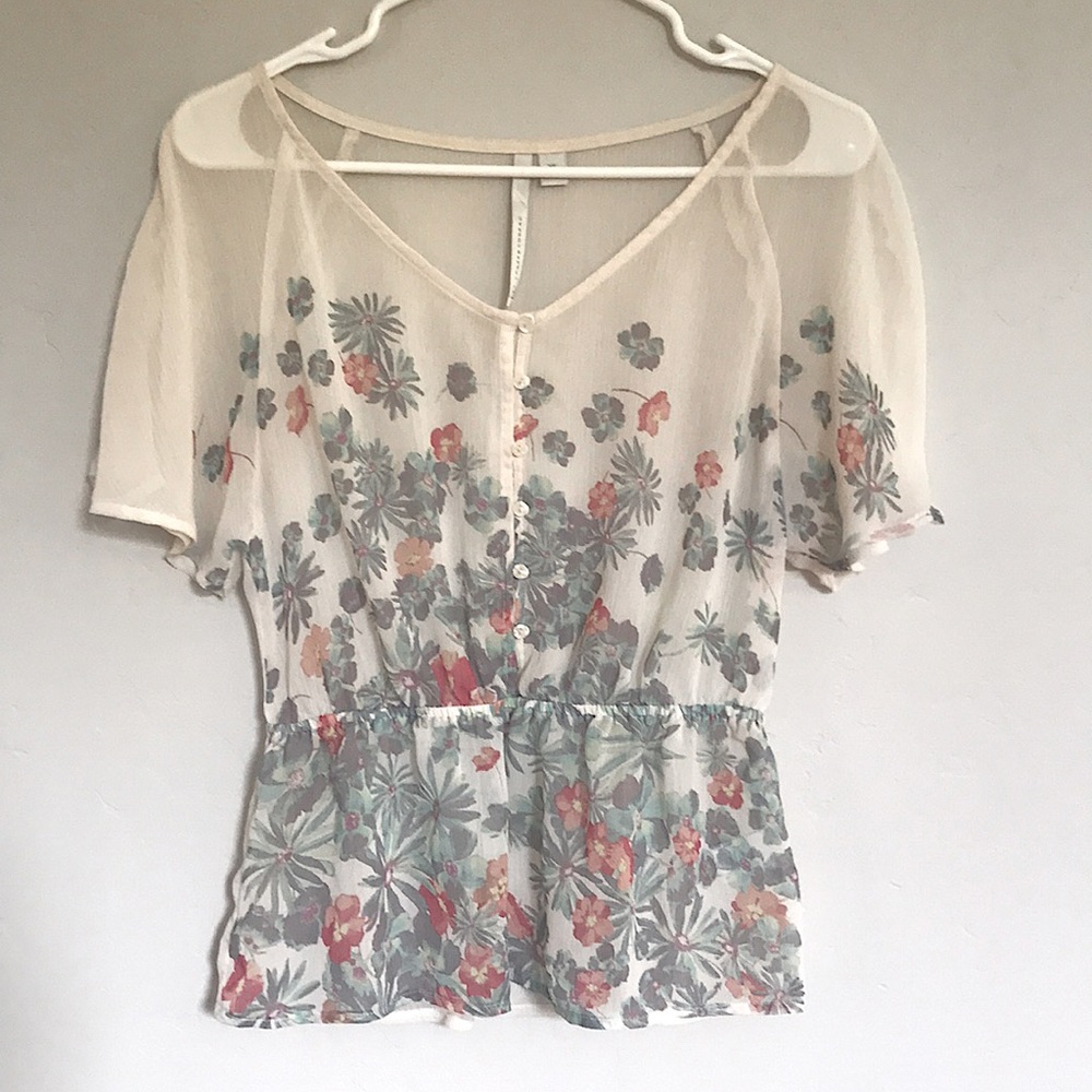 LC Lauren Conrad sheer top